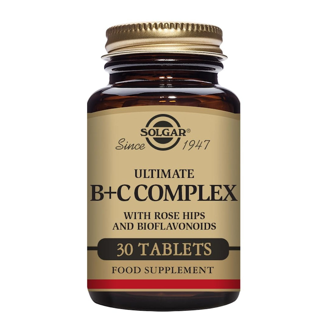 Solgar Ultimate B Plus C Complex Tablets - Pack of 30 - Medaid - Lebanon