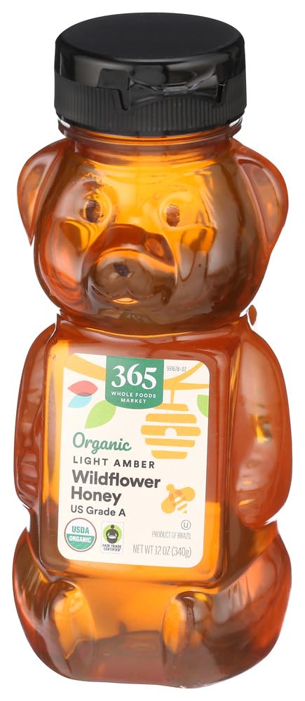 365 by Whole Foods Market, Organic Light Amber Wildflower Honey, 12 Ounce - Medaid International