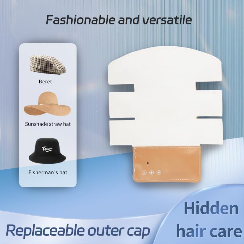 Cordless Red Light Therapy Cap for Hair Growth, Infrared Light Therapy Device to Support Scalp Health & Reduce Hair Loss - Medaid International