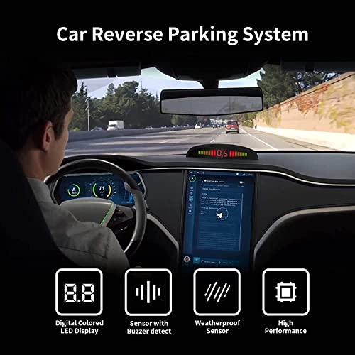 COCAR - Car Reversing System With 4 Parking Sensors And LED Display