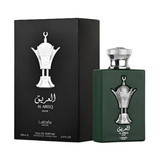 Lattafa Al Areeq Silver Eau De Parfum Spray for Unisex, 3,4 Ounce - Medaid International