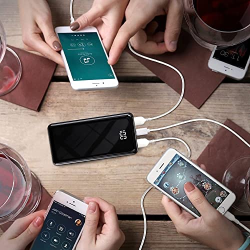 AMZ - Portable 12000mAh Power Bank With Fast Charging, Slim Design