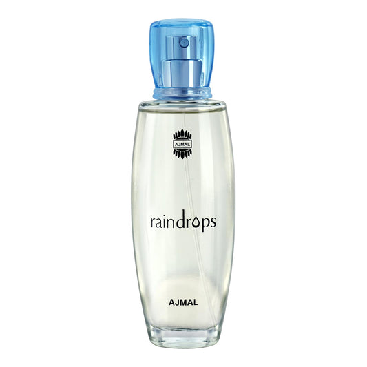 Ajmal Rain Drops Perfume – Women Fresh & Floral Scent with Fruity Notes, Inspired by Rain & Ocean Breeze, Long-Lasting Eau de Parfum, Made in Dubai – 50ml / 1.7 fl oz - Medaid International
