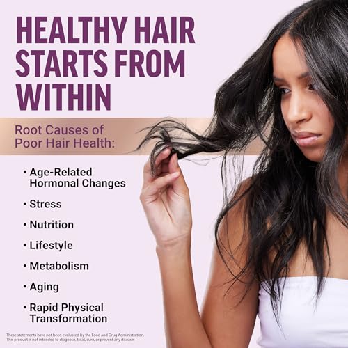 Force Factor Hair Growth Accelerator Soft Chews, Hair Growth Vitamins for Women and Men with Clinically Studied Lustriva and Biotin, Promotes Thicker, Fuller, Stronger Hair, Mixed Berry, 60 Soft Chews - Medaid International