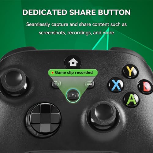 Techken - Wireless Game Controller for Xbox Series X/S & One, Ergonomic Design, Compatible with Elite Series