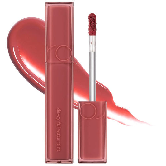 rom&nd DEWY·FUL WATER TINT 03 IF ROSE |Glossy| high pigment|moisturizing| non-sticky|Hydrated lips|colorful shades|High Shine|0.18oz - Medaid International