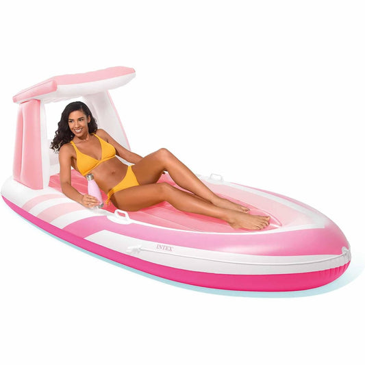Intex Pink Inflatable Boat With Canopy - Medaid International