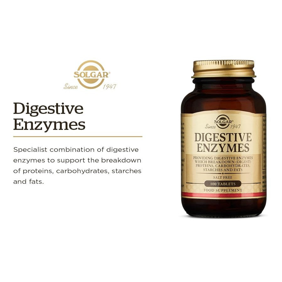 Solgar Digestive Aid Tablets, 100 Count - Medaid International