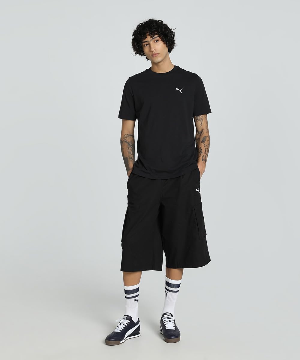 PUMA Mens Small Logo T-Shirt (M) (Black) - Medaid International