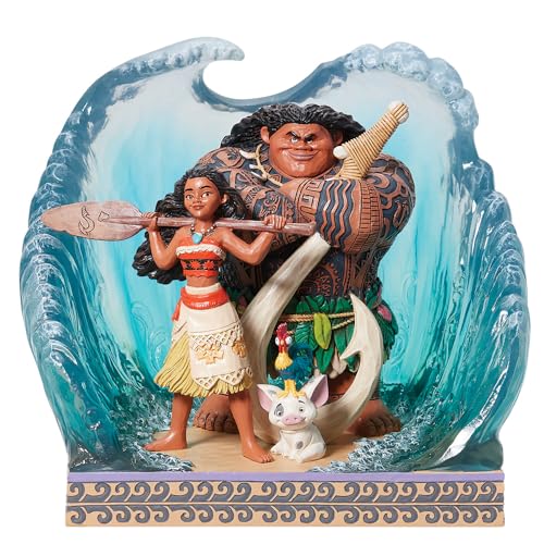 Enesco - Disney Traditions Moana Movie Poster Scene Figure
