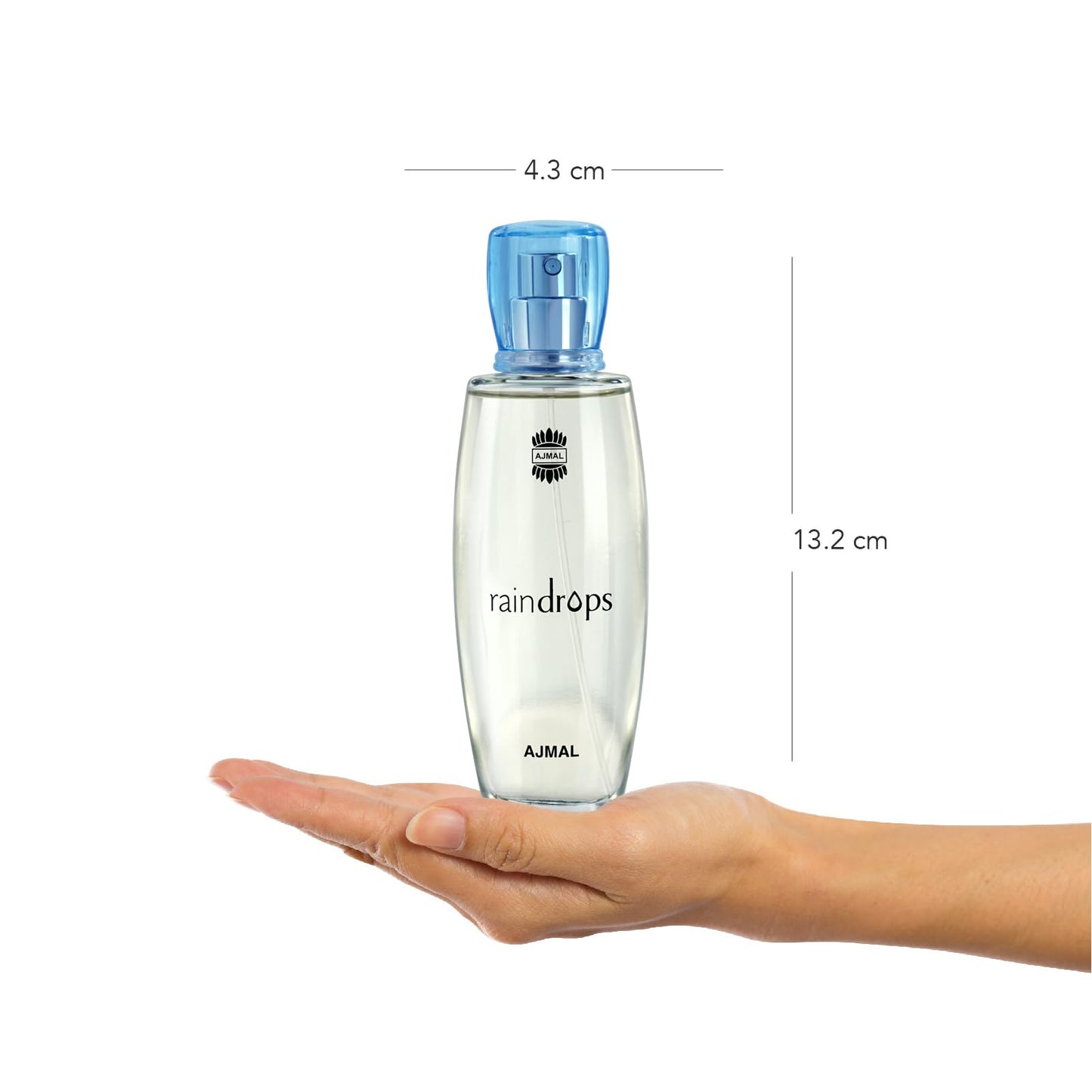 Ajmal Rain Drops Perfume – Women Fresh & Floral Scent with Fruity Notes, Inspired by Rain & Ocean Breeze, Long-Lasting Eau de Parfum, Made in Dubai – 50ml / 1.7 fl oz - Medaid International
