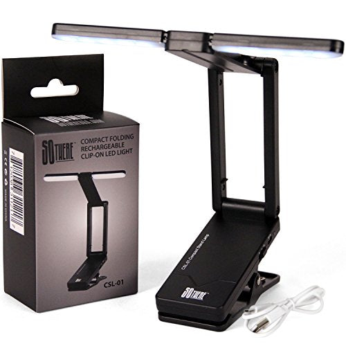 So There - Rechargeable Clip-On LED Light with Micro USB, Compact & Portable