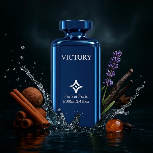 Frais et Frais Victory Perfume Men | Eau de Parfum | Luxury Scent Like Sauvage Elixir | Long Lasting & Affordable Luxury | 100ml - Medaid International