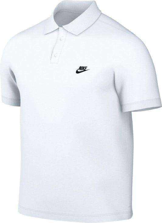 Nike Club Men's Short-Sleeve Polo (White/Black, FN3894-100) Size Large - Medaid International
