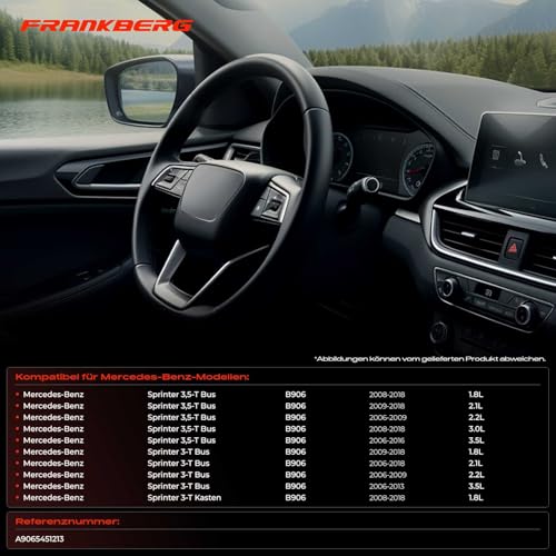 Frankberg - Window Regulator Switch Unit Front Left for Sprinter 2006-2016, 12 Pin, Fits 3-T 3.5-T 4.6-T 5-T, OEM A9065451213