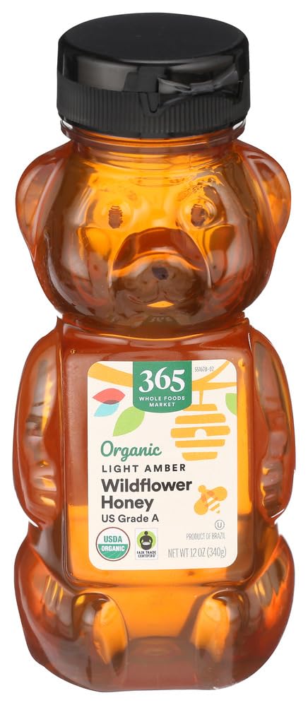365 by Whole Foods Market, Organic Light Amber Wildflower Honey, 12 Ounce - Medaid International