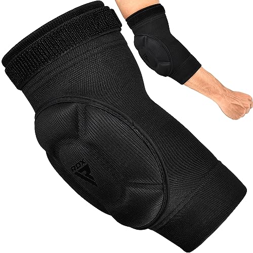 RDX - Pro Elbow Pads, CE SATRA Approved, Adjustable Compression Sleeves