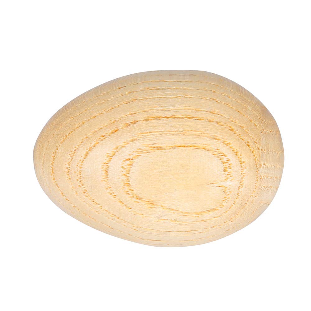 Wooden Maracas Egg Shakers Musical Percussion Instrument Eggs 2pcs Beige - Medaid International