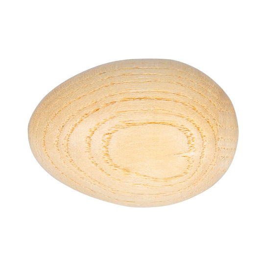 Wooden Maracas Egg Shakers Musical Percussion Instrument Eggs 2pcs Beige - Medaid International
