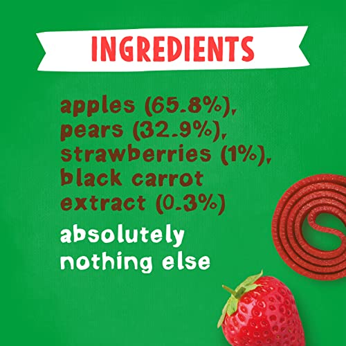 Bear Yoyo 100 Percent Fruit Rolls Strawberry 20 g (Pack of 18) - Medaid International