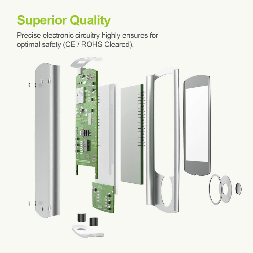 AUVON Rechargeable TENS Unit Muscle Stimulator, 24 Modes 4th Gen TENS Machine with 8pcs 2"x2" Premium Electrode Pads for Pain Relief - Medaid International