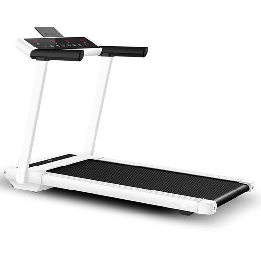TEDNIDS TreaDmill Full-folding Home Treadmill, Installation-free, Small And Ultra-quiet, LED Display Sports Walking Machine, Suspension Balance Shock Absorption(White) - Medaid International