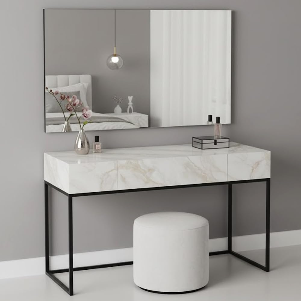 ROSEROSA Peel and Stick Glossy Faux Marble Self-Adhesive Wallpaper Door Wrap Countertop Mirror Moulding Trim PGS4130 - Medaid International