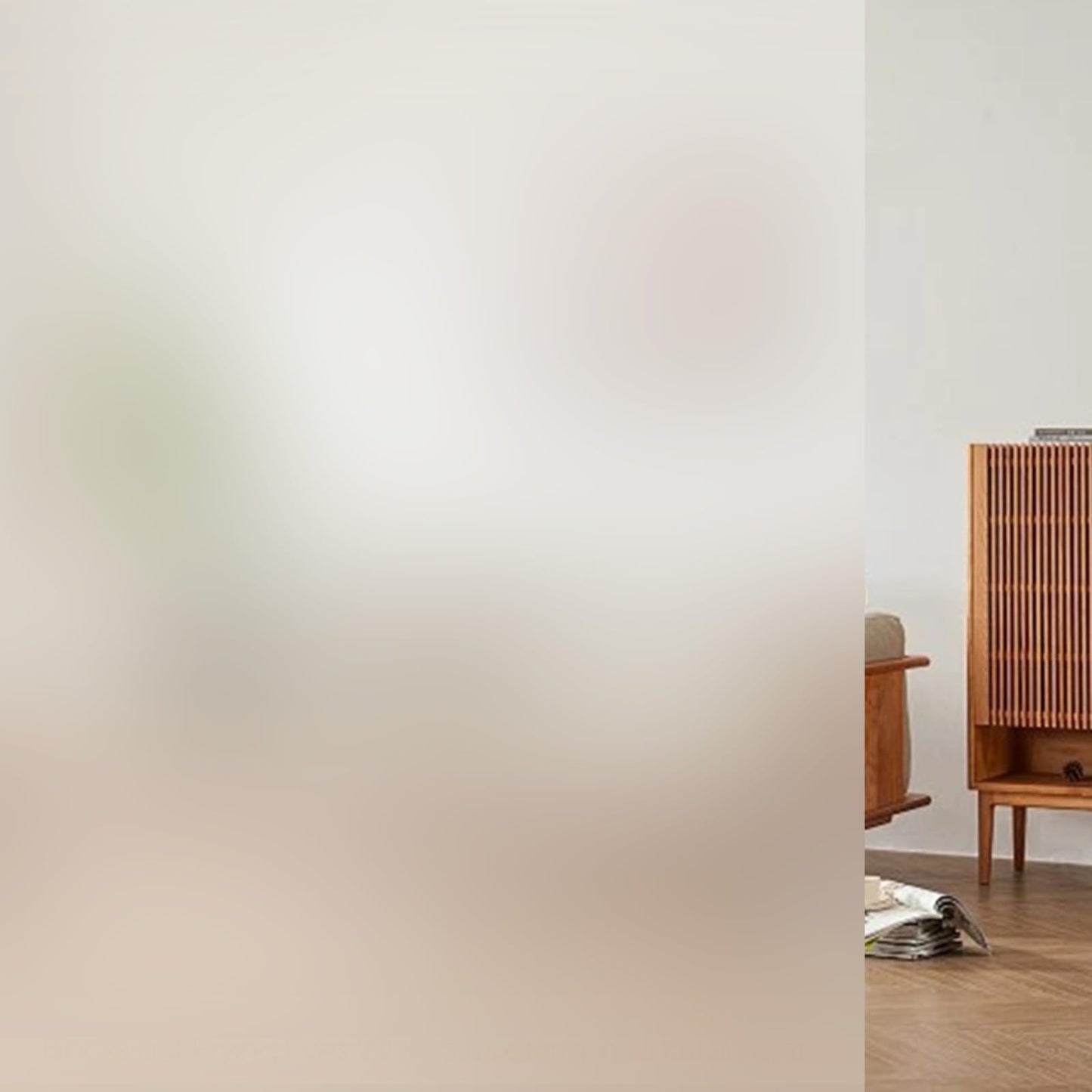 Window Privacy Film Frosted Static Film for Glass Windows Cover, Suncatcher Window Cling Tint Sticker for Home Bathroom Office Decor, Non-Adhesive No-Glue Easy Installation, 11.8 x 39.3 inches - Medaid International