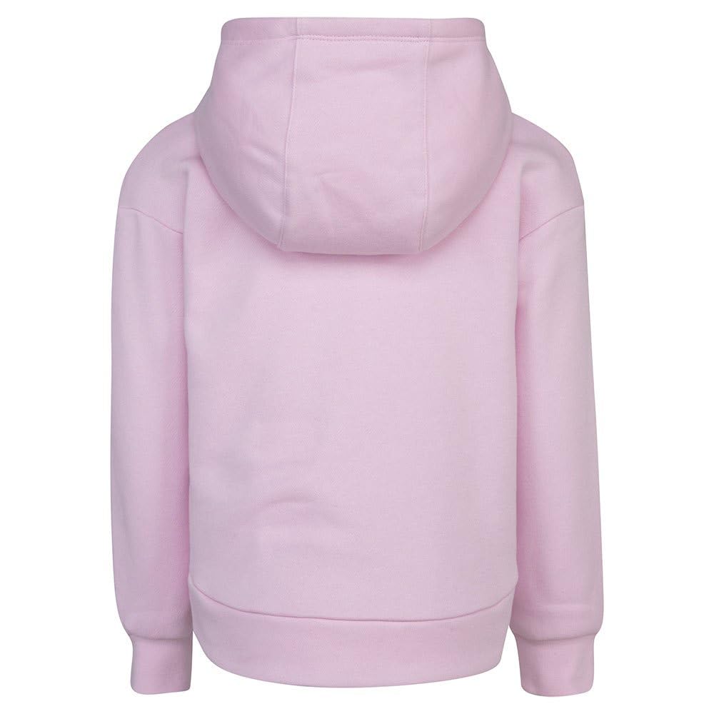 Nike Girl's Club Fleece Hi Low Pullover (Little Kids) Pink 5 Little Kid - Medaid International