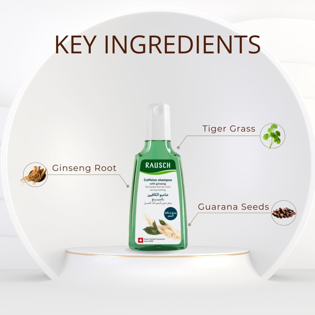 RAUSCH Ginseng Caffeine Shampoo 200 ml - Medaid International