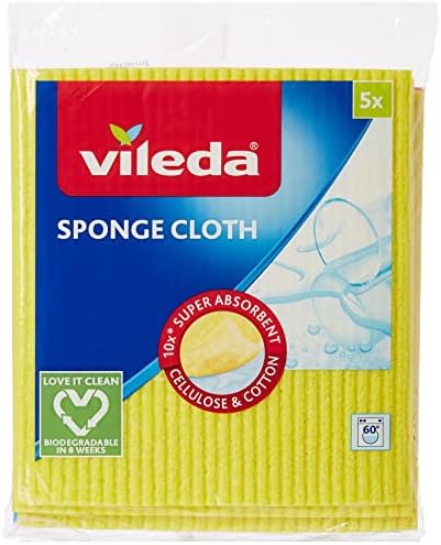 Vileda Sponge Cloth 5's - Medaid - Lebanon