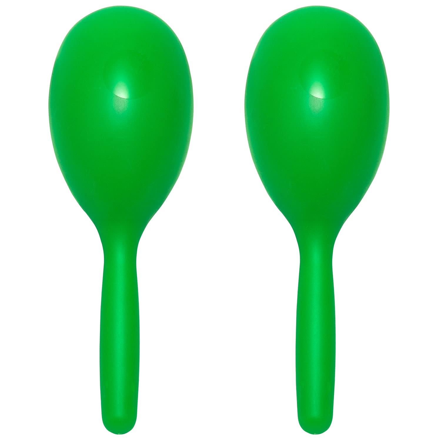 Tiger Full Size Plastic Maracas - Green Pair - Medaid International