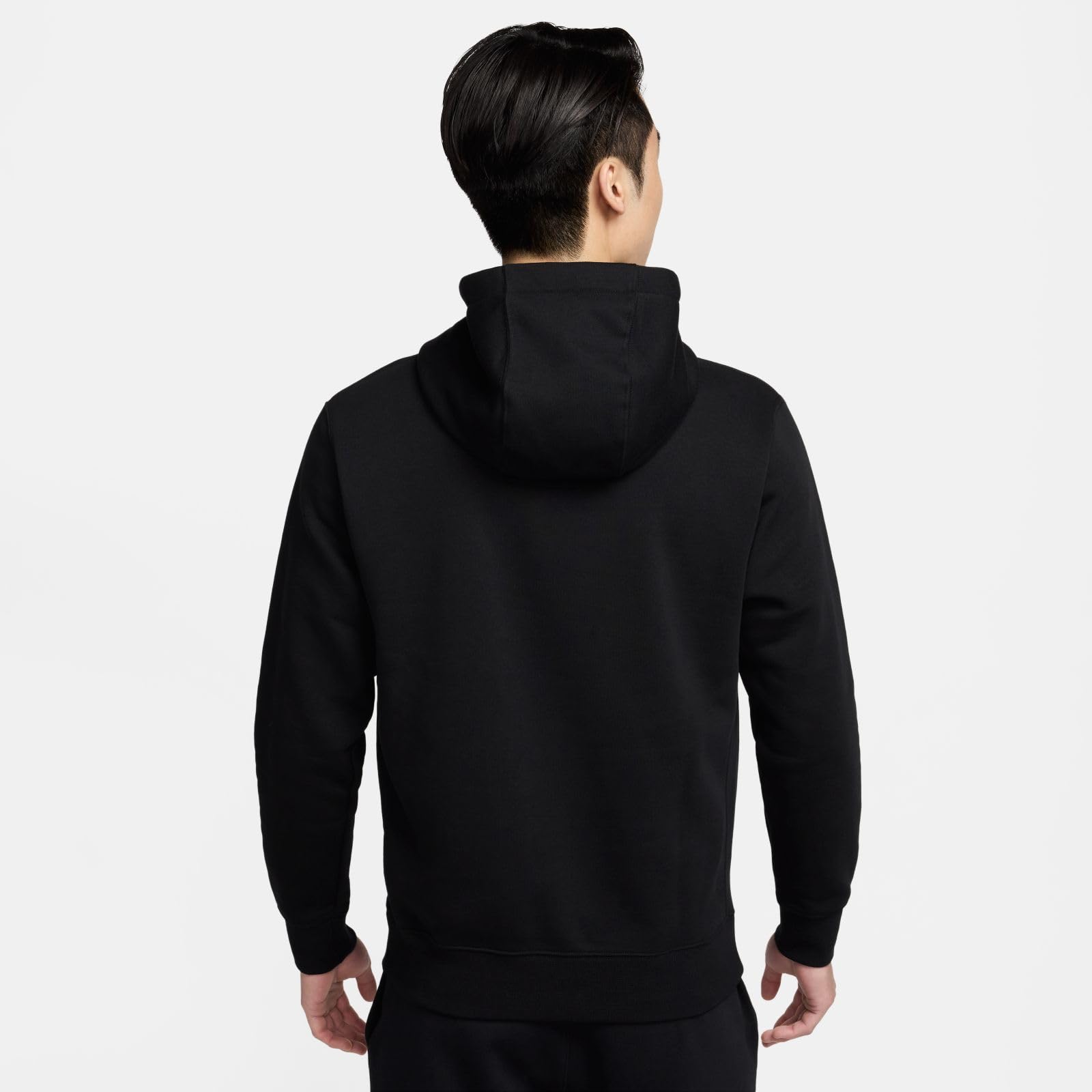 Nike Pull Over Hoodie, Black/Black/White, Large - Medaid International