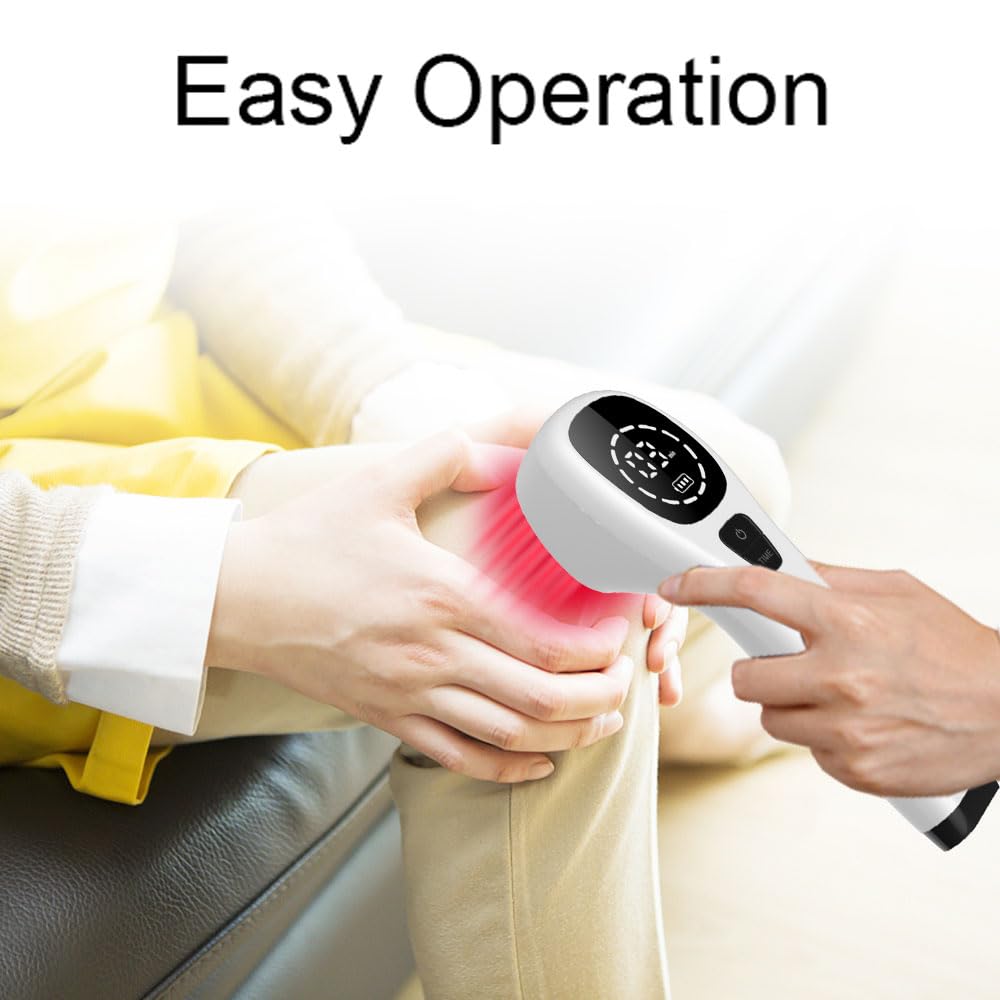 Cold Laser Human/Vet Device with LED Display Targets Joint and Muscles for Infrared Light(2x808nm +12X650nm) - Medaid International