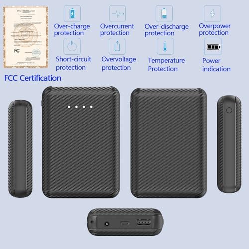 Kevis - 20000mAh USB C Power Bank with 3A Output, DC 3.5mm Compatibility