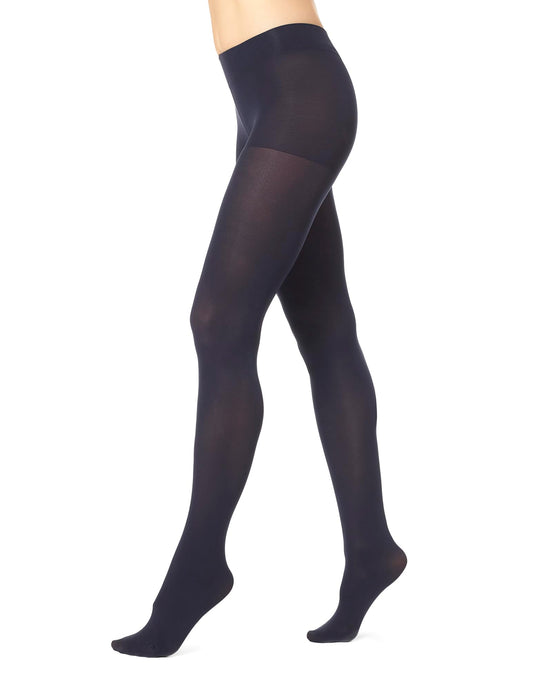 Hue Women's Super Opaque Tights with Control Top, Navy, 2 - Medaid International