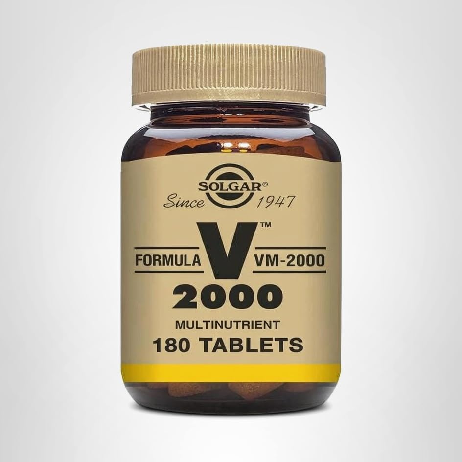 Solgar Formula VM-2000 (Multinutrient System), 180 Tablets - Premium Quality Multiple - Contains Zinc - Supports A Healthy Immune System - Vegan, Dairy Free, Kosher - 90 Servings - Medaid International