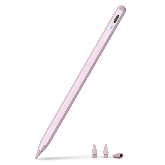 Metapen Pencil A8 for Apple iPad 2018-2025, (2X Faster Charge), Tilt Sensitivity, Pixel Precision, Stylus Pen for iPad 11/10/9/8/7/6th Gen, Pro 12.9/11/13-inch M4, Air 3/4/5/M2/M3, Mini 5/6th, Pink - Medaid International