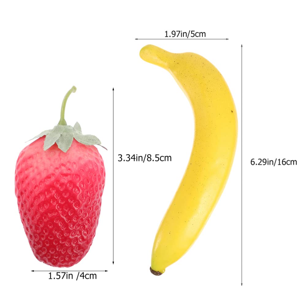 3pcs Sand Hammer Banana Strawberry Children Maracas Musical Sand Shaker Noisemaker Early Education Musical Instruments for Children or Newborn - Medaid International