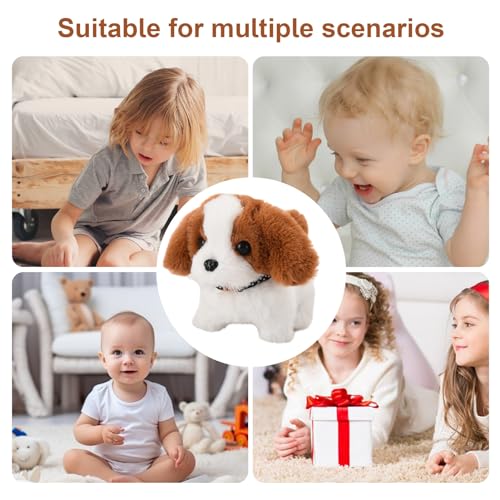 Petsi - Interactive Electronic Plush Dog Toy with Shaking Feature, Calming Sleep Aid for Puppies