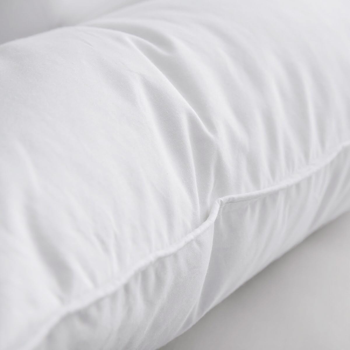 AIKOFUL Luxury Feathers Down Pillows Standard Size Set of 2, Hotel Quality Fluffy Bed Pillows, Soft Pillows for Sleeping, Organic Cotton Cover(20x26”, Pack of 2) - Medaid International