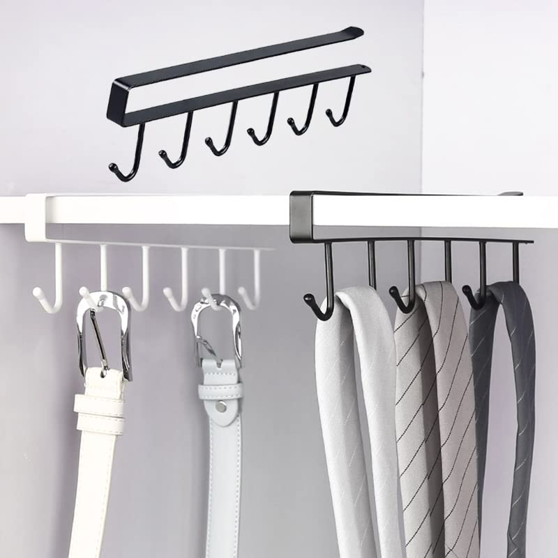 Convenient Clip Hook Iron 6 Hook Storage Rack Cabinet Metal Frame - Medaid International