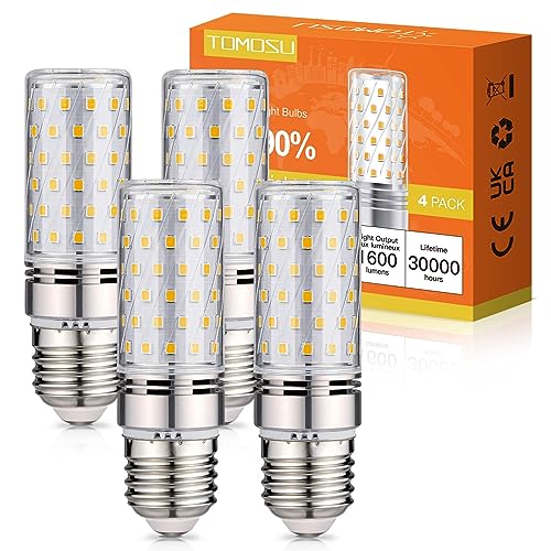 Tomosu - E27 LED Bulb 4000K Neutral White, 1600 LM Brightness, 16W Replacement