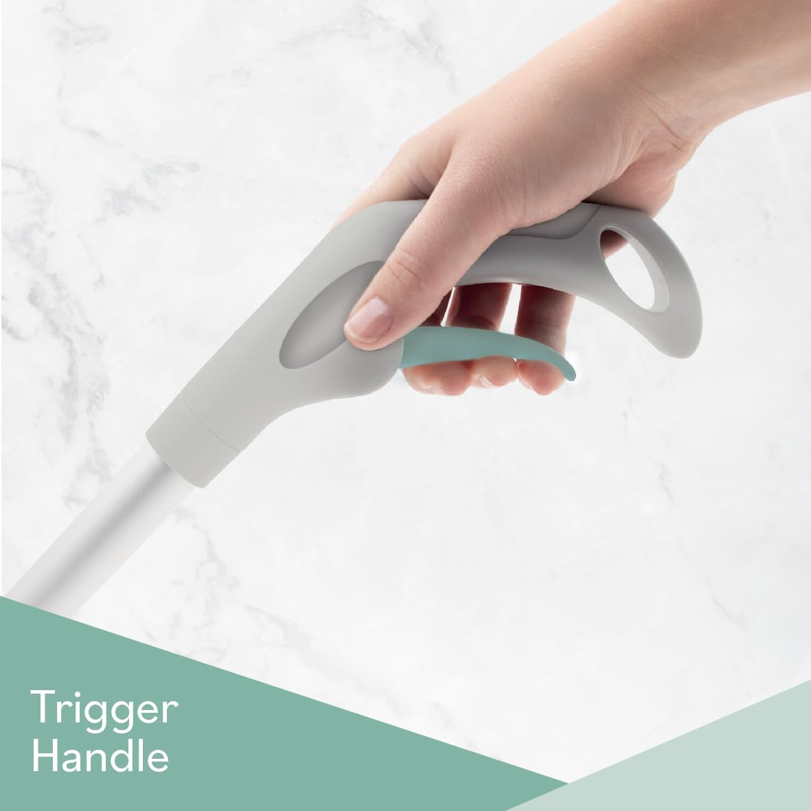 Anika 66049 Spray Mop with Reusable and Washable Microfiber Pad / Wet and Dry Floor Cleaning with 400 ml Refillable Bottle / Cleans House, Kitchen, Wood Floor, Laminate, Tiles - Medaid International