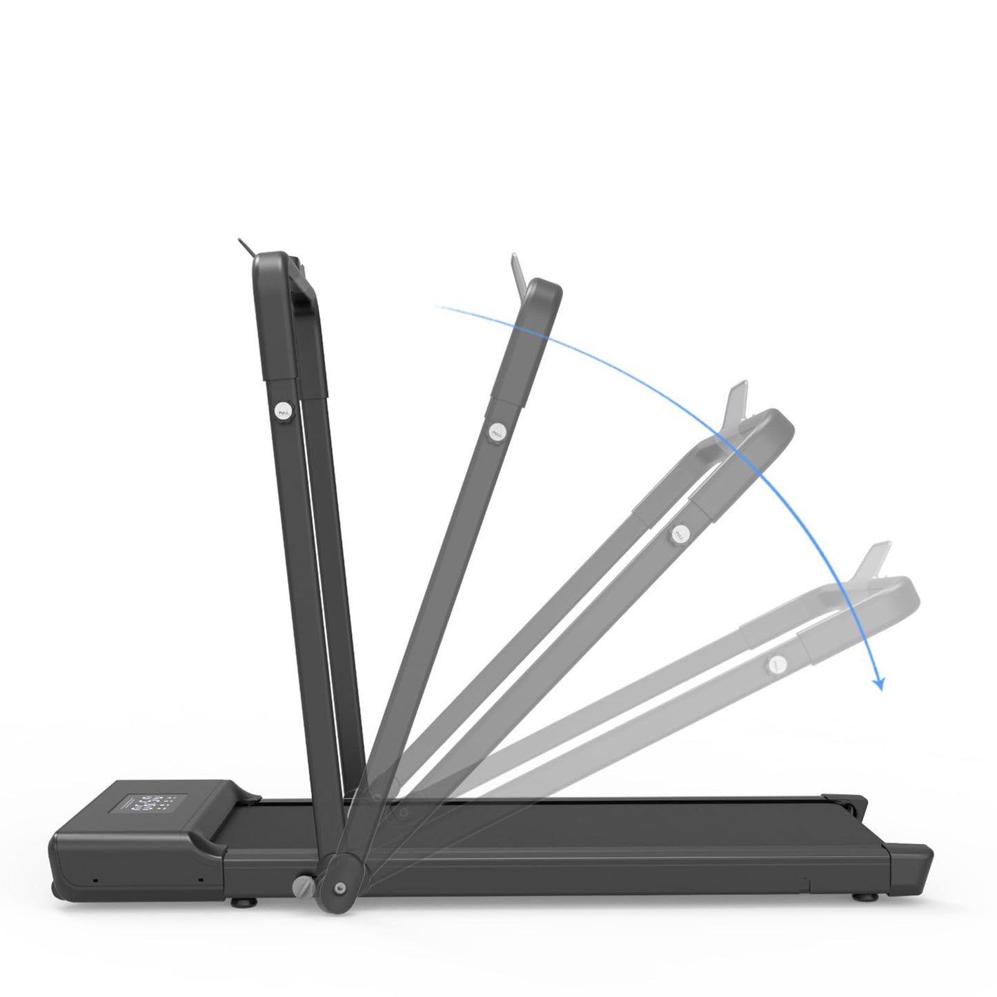 NaKeah Folding Treadmill for Home, 1.5hp Walking Pad, Under Desk Treadmill for Workout with 1-10km/H, For Home/Office Fitness Exercise,Silver - Medaid International