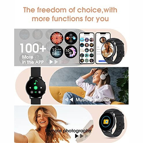 Tuyoma - Smart Watch with 1.32'' Touch Screen, Health Tracking, Call Function