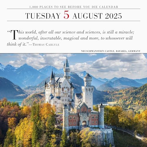 1,000 Places to See Before You Die Page-A-Day® Calendar 2025: A Year of Travel - Medaid International