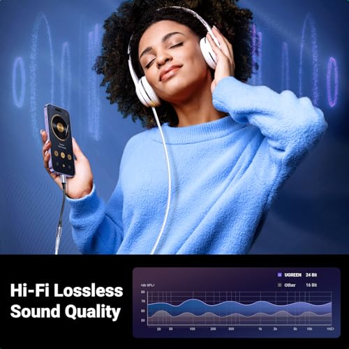 Ugreen - MFi Certified Lightning to 3.5mm Headphone Adapter, Compatible with iPhone 14/13/12/11, Grey