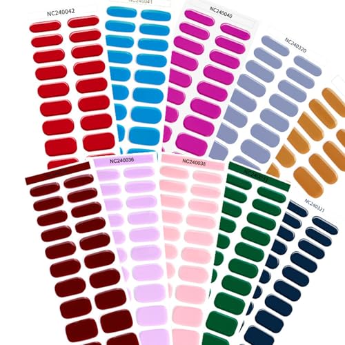 Vendas Nails - Semi Cured Gel Nail Strips, 20Pcs, Easy DIY Application, Long Lasting