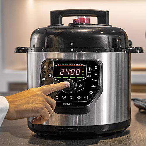 Cecotec - Programmable Pressure Cooker, 6L Capacity, 24-Hour Timer, 15 Safety Systems
